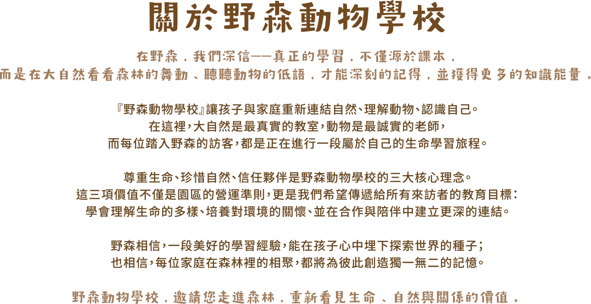 關於野森動物學校